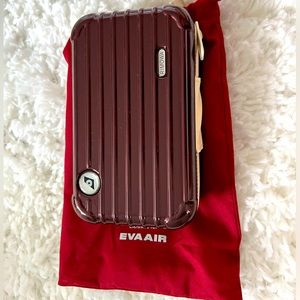 Rimowa X Clairins X Eva AirTravel Amenity Kit in Red- Brand New